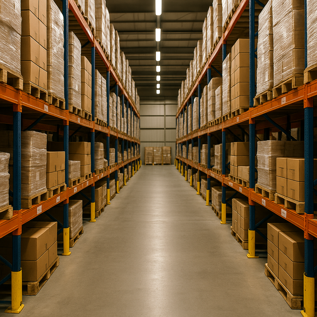 Vista de operaciones en bodega